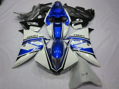 2012-2014 White Blue Black Layerd Semakin Didepan Yamaha R1 Motorcycle Fairings