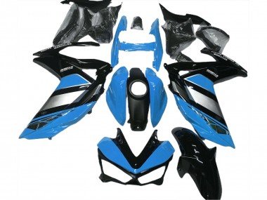 2015-2018 Blue Silver Glossy Black Yamalube Yamaha R3 Motorcycle Fairings