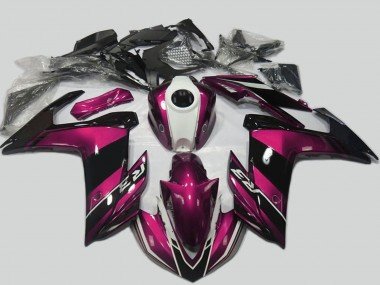 2015-2018 Purple White Glossy Black Yamaha R3 Motorcycle Fairing Kits