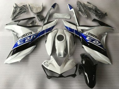 2015-2018 White Blue Black Yamaha R3 Motorcycle Fairings