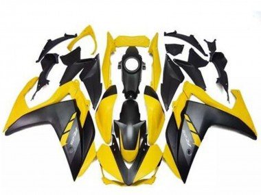 2015-2018 Yellow Matte Black Yamaha R3 Motorcycle Fairings