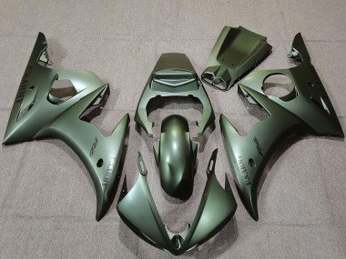 2003-2004 Army Green Yamaha R6 Motorcycle Fairings