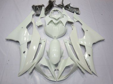2008-2016 Pearl White Yamaha R6 Motorcycle Fairings