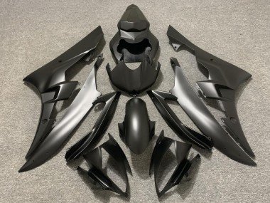 2006-2007 Matte Black Yamaha R6 Motorcycle Fairings