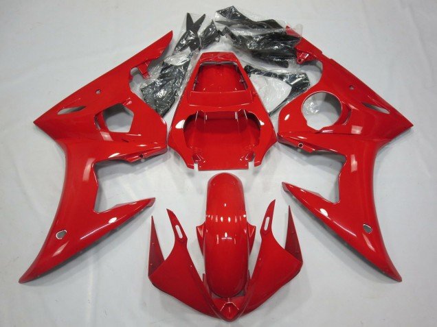 2003-2004 Glossy Red Yamaha R6 Motorcycle Fairings