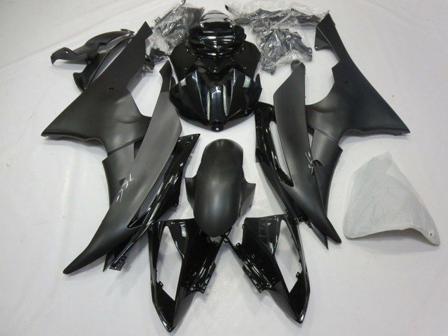 2008-2016 Glossy Black Matte Black Yamaha R6 Motorcycle Fairing