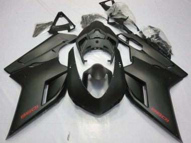 2007-2014 Matte Black Ducati 1098 Motorcycle Fairing