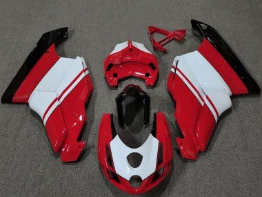 2003-2004 White Red Glossy Black Ducati 749 999 Motorcycle Fairings
