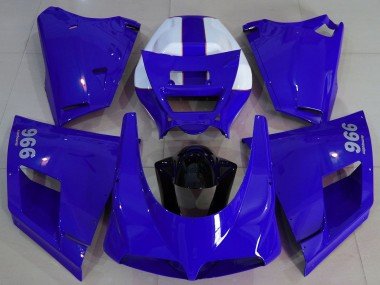 1993-2005 Blue Black Ducati 996 Motorcycle Fairings