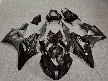 2009-2014 Glossy Black Matte Black Carbon Fiber BMW S1000RR Motorcycle Fairings