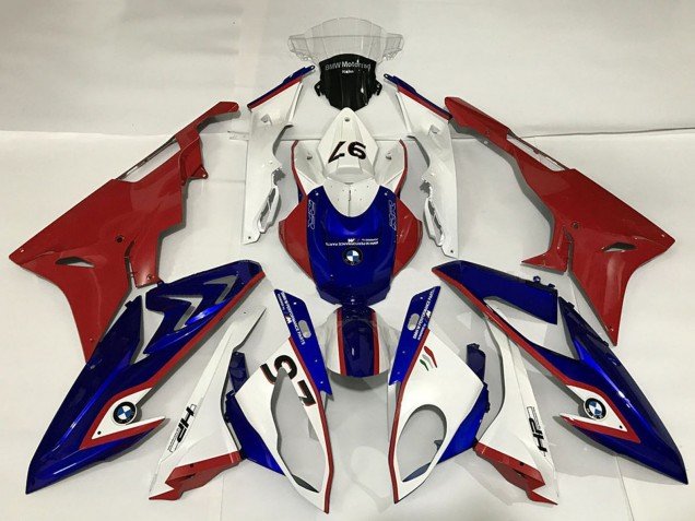 2015-2016 White Red Blue BMW S1000RR Motorcycle Fairings
