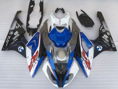 2015-2016 White Blue Matte Black OEM Style BMW S1000RR Motorcycle Fairings