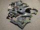 2009-2012 Dark Nardo Grey Yellow Honda CBR600RR Motorcycle Fairings