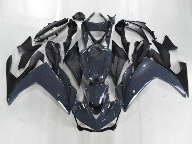 2015-2018 Dark Grey Matte Black Yamaha YZF R3/R25 Motorcycle Fairings