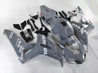 2006-2007 Nardo Grey White Repsol Honda CBR1000RR Motorcycle Fairings