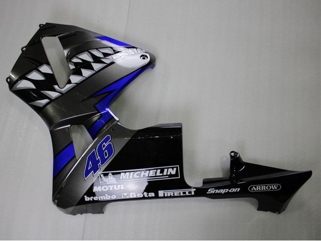 2005-2006 Nardo Grey Shark Honda CBR600RR Motorcycle Fairings