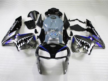 2005-2006 Nardo Grey Shark Honda CBR600RR Motorcycle Fairings