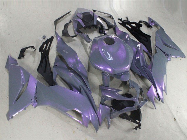 2019-2022 Chameleon Grey Dazz Pearl Purple Kawasaki ZX6R Motorcycle Fairings