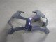 2019-2022 Chameleon Grey Dazz Pearl Purple Kawasaki ZX6R Motorcycle Fairings