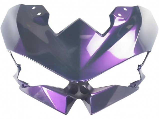 2024-2025 Chameleon Grey Dazz Pearl Purple Kawasaki Ninja 500 EX500R Motorcycle Fairings
