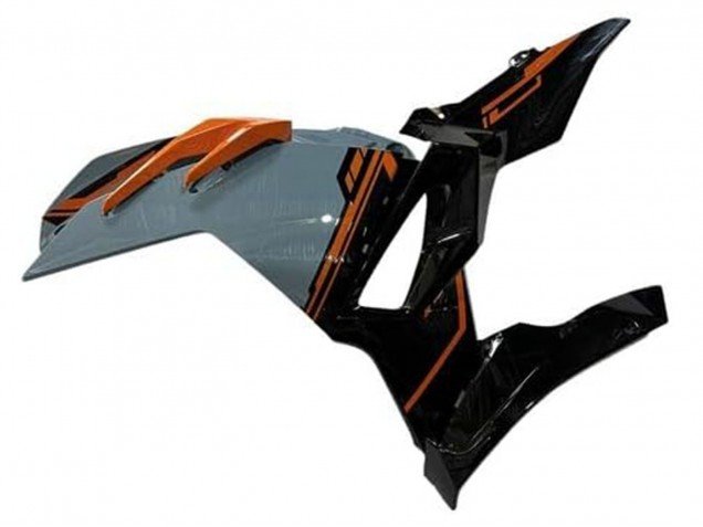 2024-2025 Nardo Grey Orange Black Kawasaki Ninja 500 EX500R Motorcycle Fairings