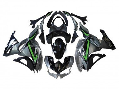 2024-2025 Grey Green Black Kawasaki Ninja 500 EX500R Motorcycle Fairings