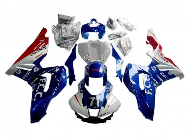 2020-2023 White Blue Red Honda CBR1000RR-R Motorcycle Fairings