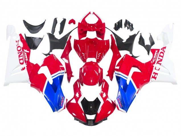 2020-2023 White Red Blue HRC Honda CBR1000RR-R Motorcycle Fairings Kits