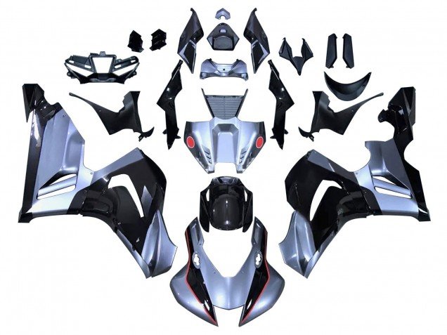 2020-2023 Silver Glossy Black Honda CBR1000RR-R Motorcycle Fairings