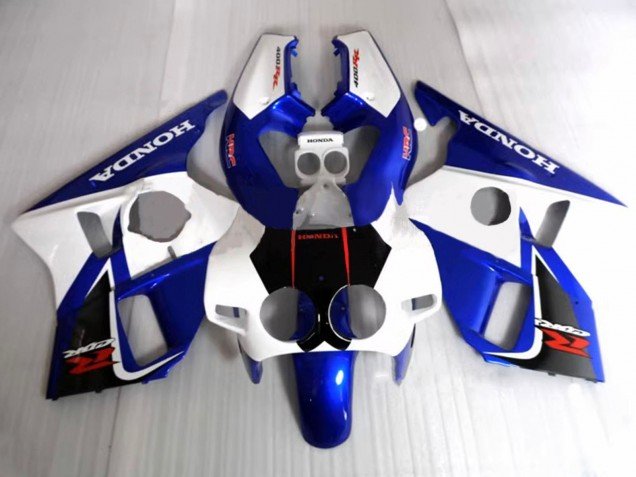 1987-1989 White Blue HRC Honda CBR400RR NC23 Motorcycle Fairings
