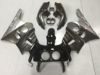 1990-1999 Silver Grey Glossy Black Honda CBR400RR NC29 Motorcycle Fairings