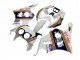 1990-1999 White Gold Red Dark Blue Rothmans Honda CBR400RR NC29 Motorcycle Fairings