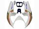1990-1999 White Gold Red Dark Blue Rothmans Honda CBR400RR NC29 Motorcycle Fairings