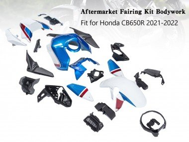 2019-2022 Blue Red Black Honda CB650R Motorcycle Fairings