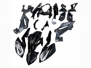 2018-2024 Glossy Black Kawasaki Z400 Motorcycle Fairings