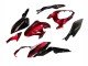 2018-2024 Candy Red Glossy Black Kawasaki Z400 Motorcycle Fairings