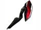 2018-2024 Candy Red Glossy Black Kawasaki Z400 Motorcycle Fairings