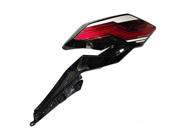 2018-2024 Candy Red Glossy Black Kawasaki Z400 Motorcycle Fairings