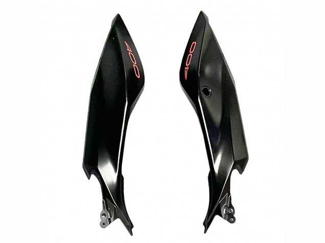 2018-2024 Candy Red Glossy Black Kawasaki Z400 Motorcycle Fairings