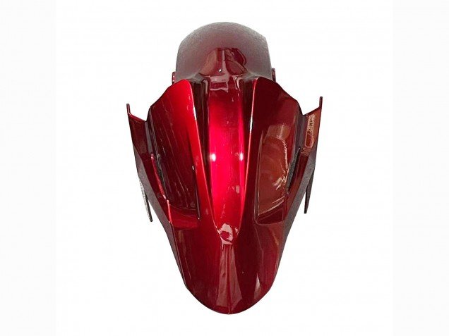 2018-2024 Candy Red Glossy Black Kawasaki Z400 Motorcycle Fairings