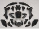 2017-2019 Matte Black Kawasaki Ninja Z650 Motorcycle Fairings