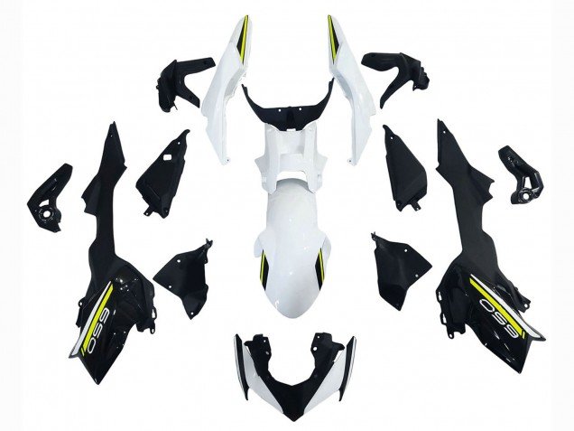 2020-2023 White Black Green Kawasaki Ninja Z650 Motorcycle Fairings