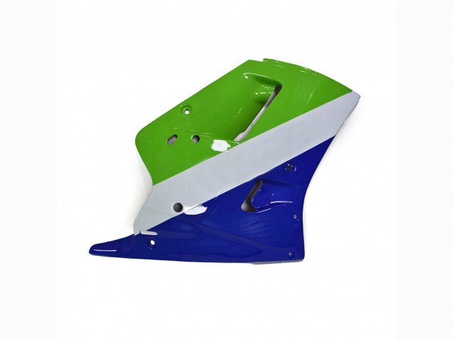 1989-1990 Green White Blue Kawasaki ZXR250 Motorcycle Fairings