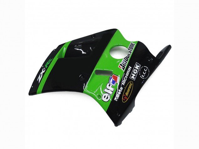 1989-1990 Green Glossy Black Elf Touch4 Bridgestone Kawasaki ZXR250 Motorcycle Fairings