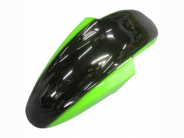 1998-2003 Green Glossy Black Flame Kawasaki ZZR600 Motorcycle Fairings