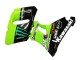 1993-2007 Green Glossy Black Blue Monster Elf Touch4 Bridgestone Kawasaki ZZR400 Motorcycle Fairings