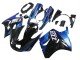 1990-1992 Blue Glossy Black Kawasaki ZZR1100 Motorcycle Fairings