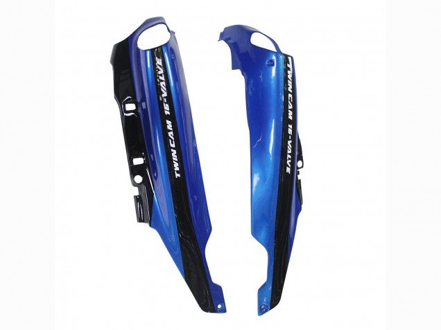 1990-1992 Blue Glossy Black Kawasaki ZZR1100 Motorcycle Fairings