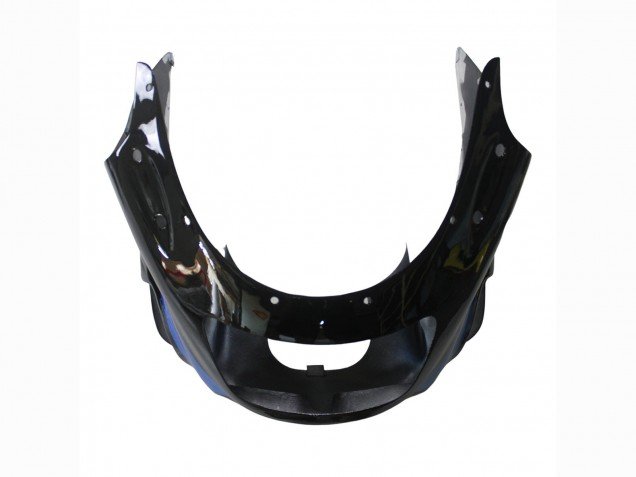 1990-1992 Blue Glossy Black Kawasaki ZZR1100 Motorcycle Fairings