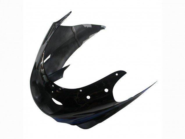 1990-1992 Blue Glossy Black Kawasaki ZZR1100 Motorcycle Fairings